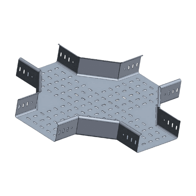 Bandeja de cabos perfurada cruzada